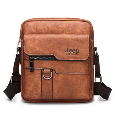 JEEP BULUO - Luxury Men's Leather Crossbody Bag