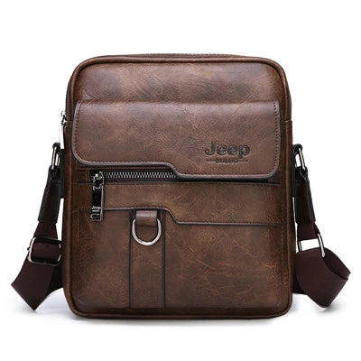 JEEP BULUO - Luxury Men's Leather Crossbody Bag