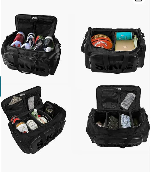 Men's Sneaker Duffel: Multi-Purpose Travel Bag