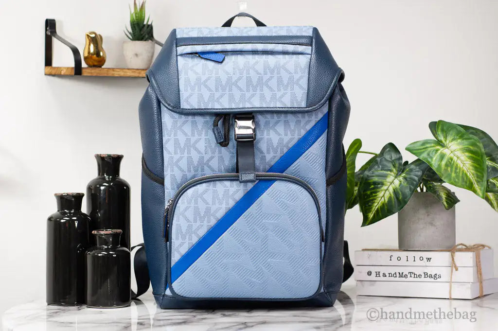 Michael Kors Cooper Chambray Large Backpack