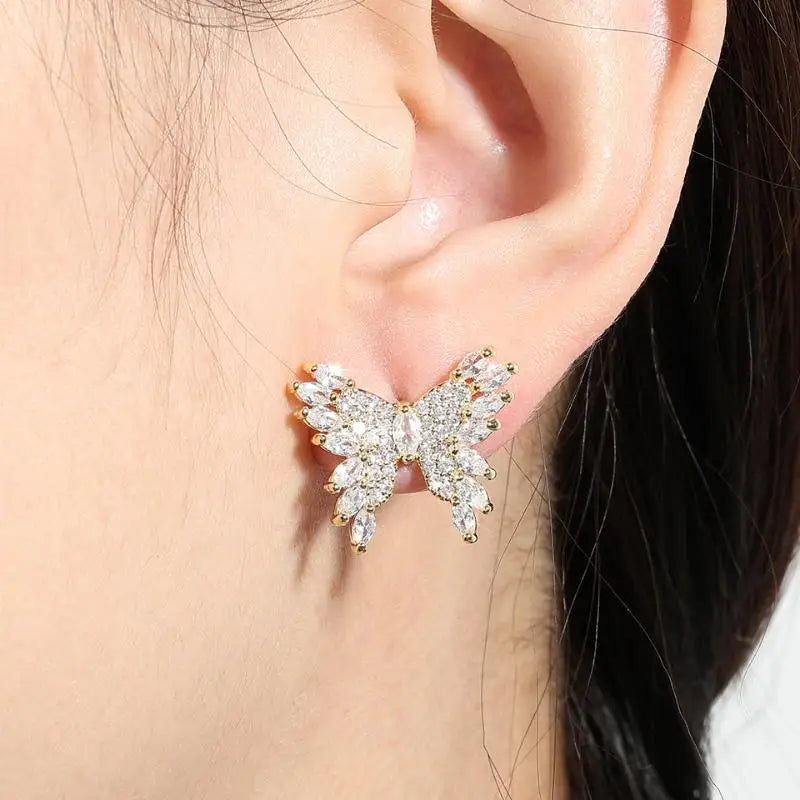 RAKOL - Butterfly Stud Earrings