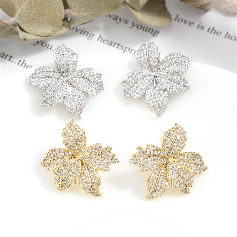 RAKOL - Maple Leaf Earrings for Women