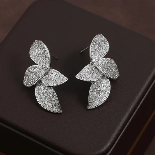 RAKOL - Leaf Stud Earrings for Women