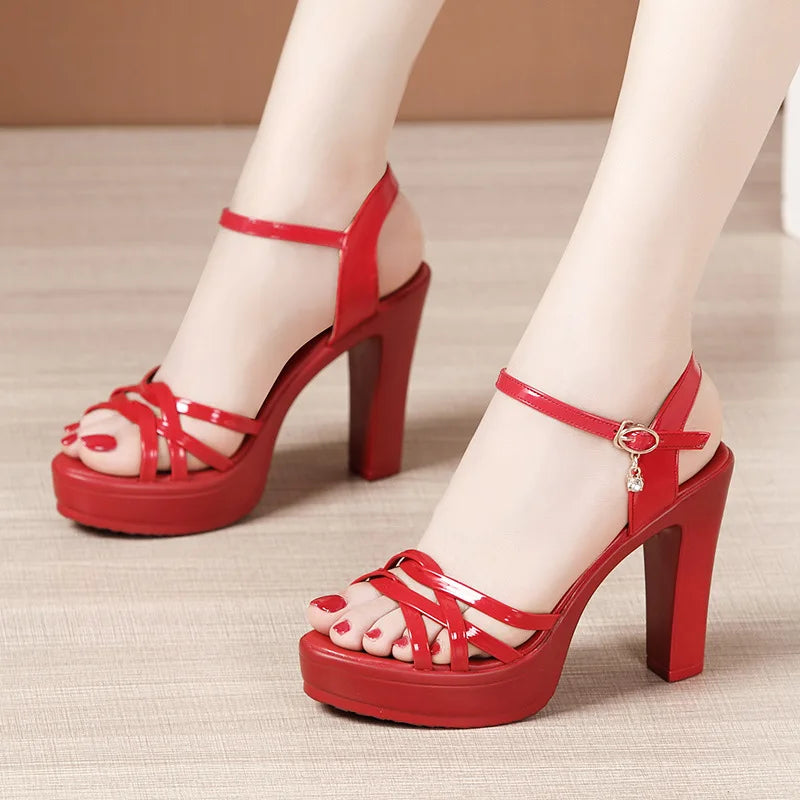 Sandals for women 10cm high heel