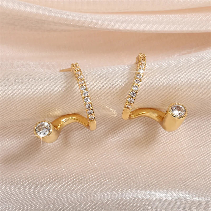 RAKOL - Three Claws Stud Earrings