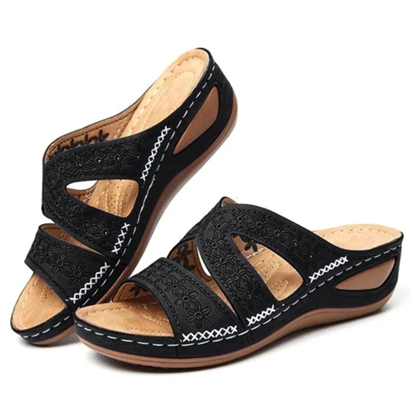 Women's Summer Wedge Sandals – Orthopedic Open Toe