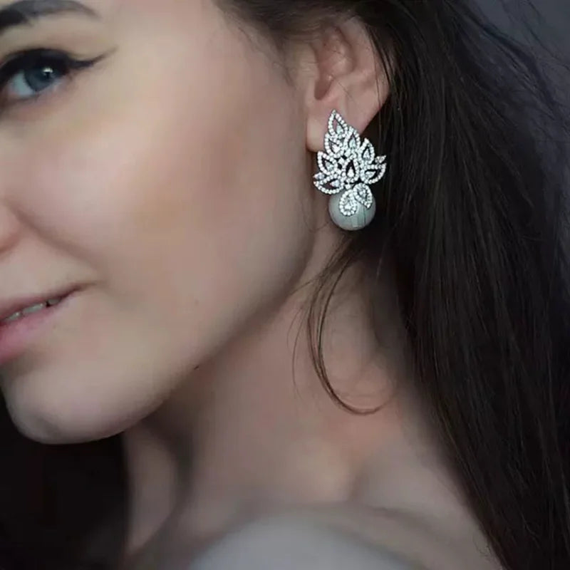 RAKOL Pearl Flower Stud Earring