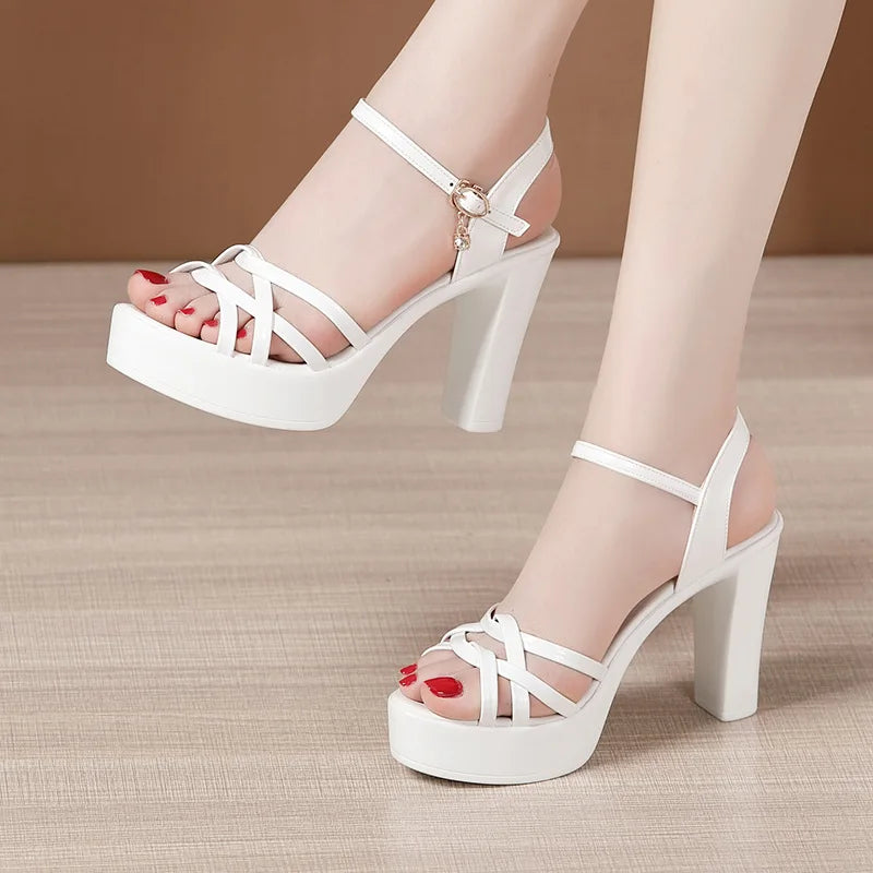 Sandals for women 10cm high heel