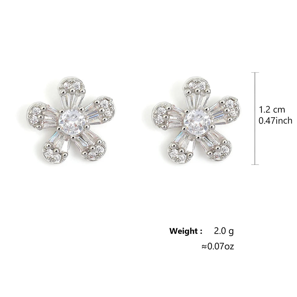 RAKOL - Flower Stud Earrings for Women