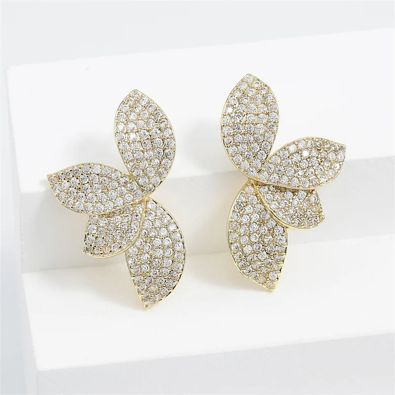 RAKOL - Leaf Stud Earrings for Women