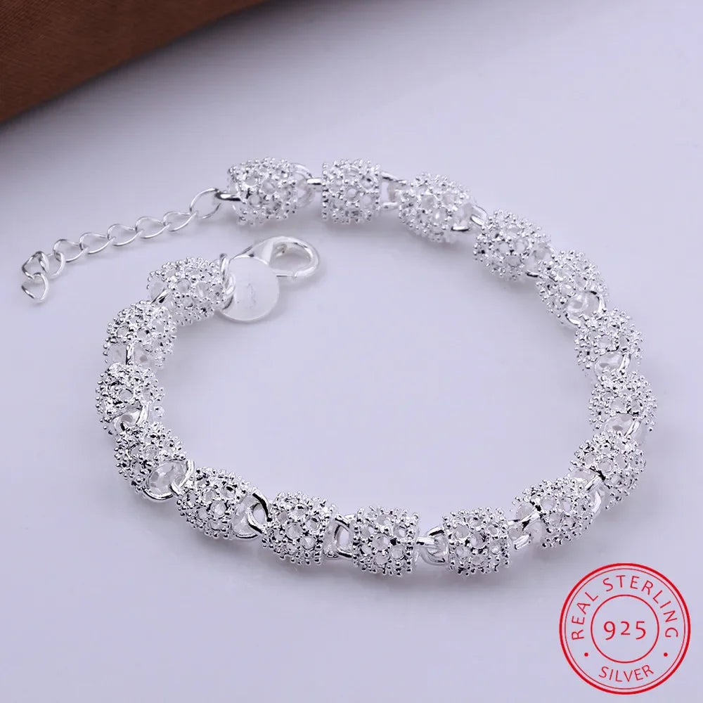 Flower Beads Charm Bracelet for Women