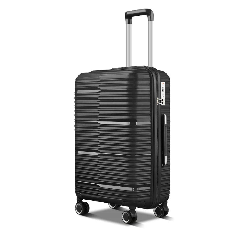 Lightweight 20/24/28 Inch Trolley Luggage with Wheels & Lock