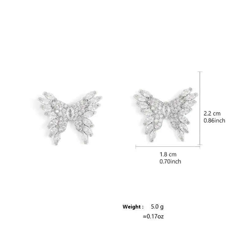 RAKOL - Butterfly Stud Earrings