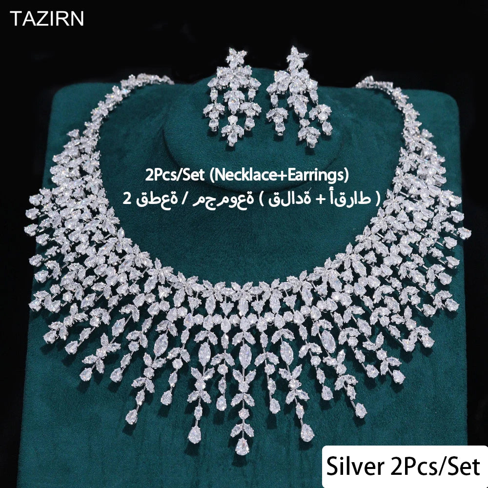 TAZIRN Luxury 5A Cubic Zirconia Bridal Accessories