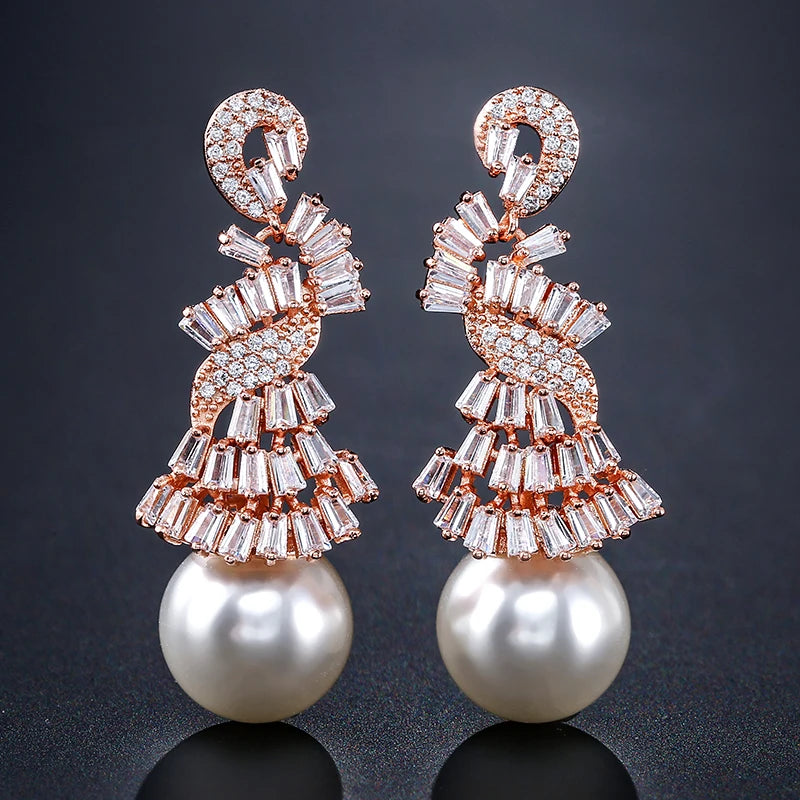 RAKOL Pearl Flower Stud Earring