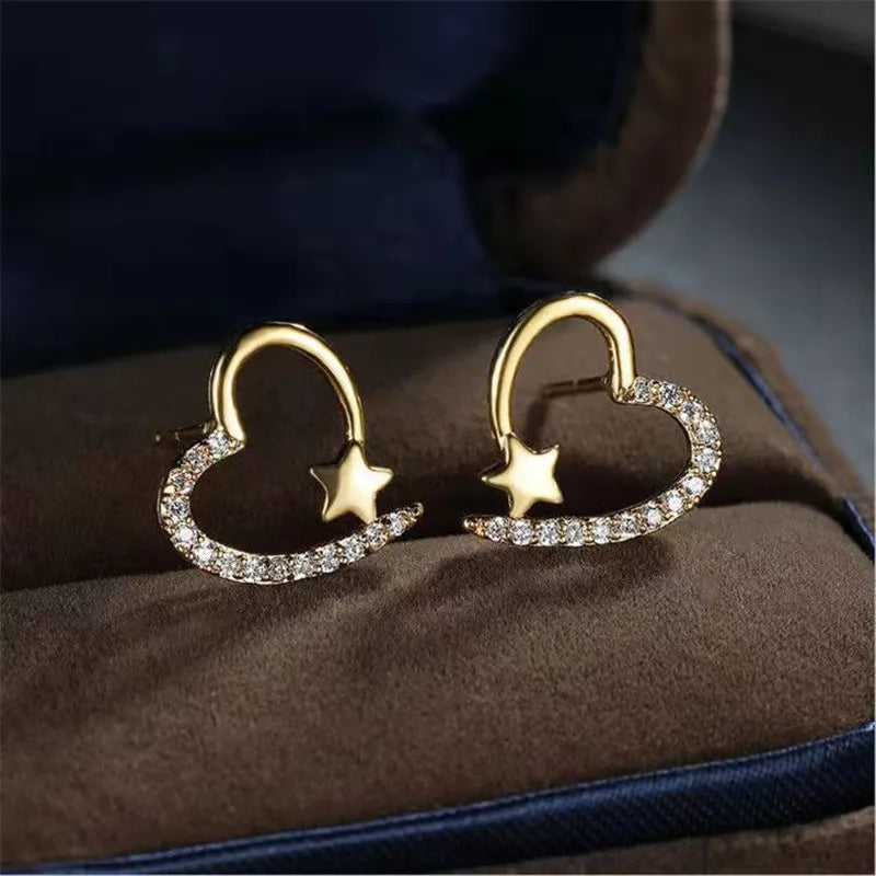 Round Wreath Bow Pearl Stud Earrings with Zircon for Women – Elegant Korean Fashion Jewelry