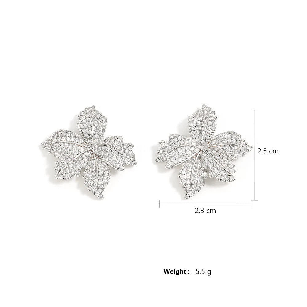 RAKOL - Maple Leaf Earrings for Women