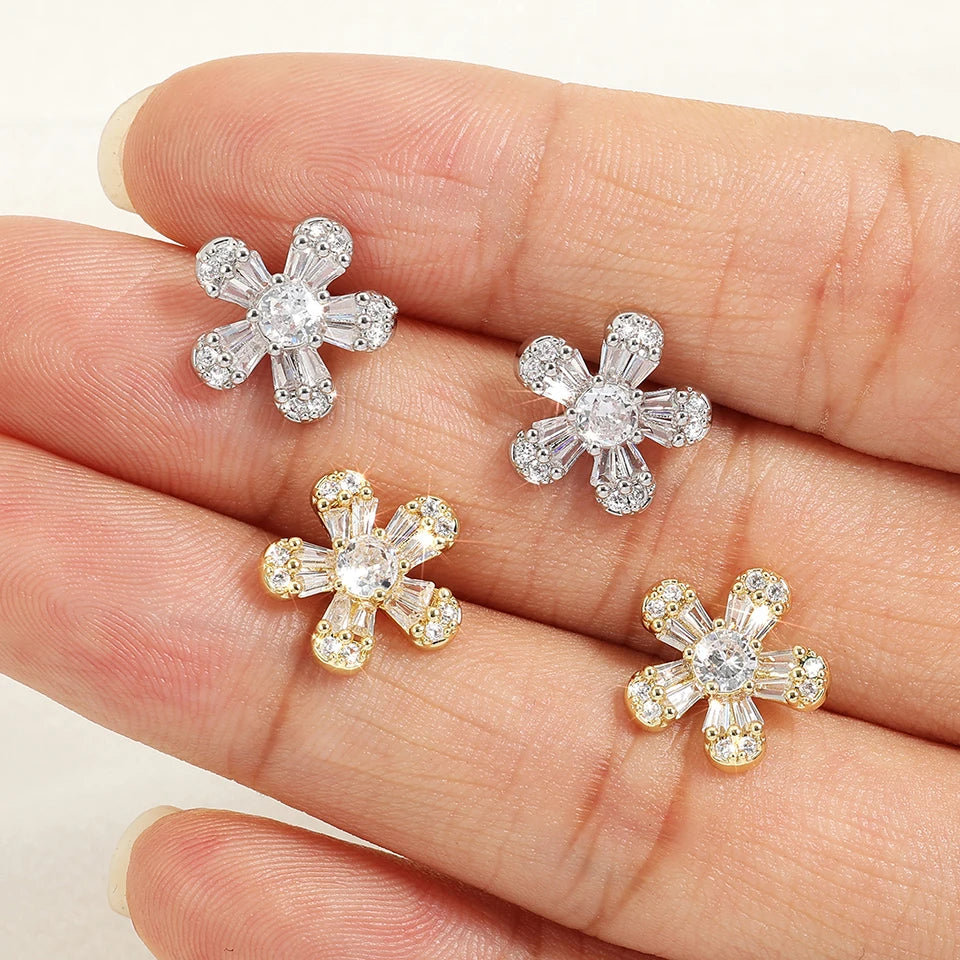 RAKOL - Flower Stud Earrings for Women