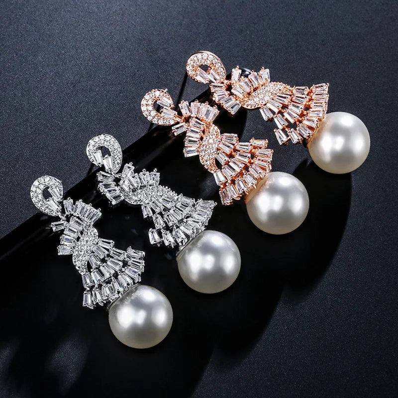 RAKOL Pearl Flower Stud Earring