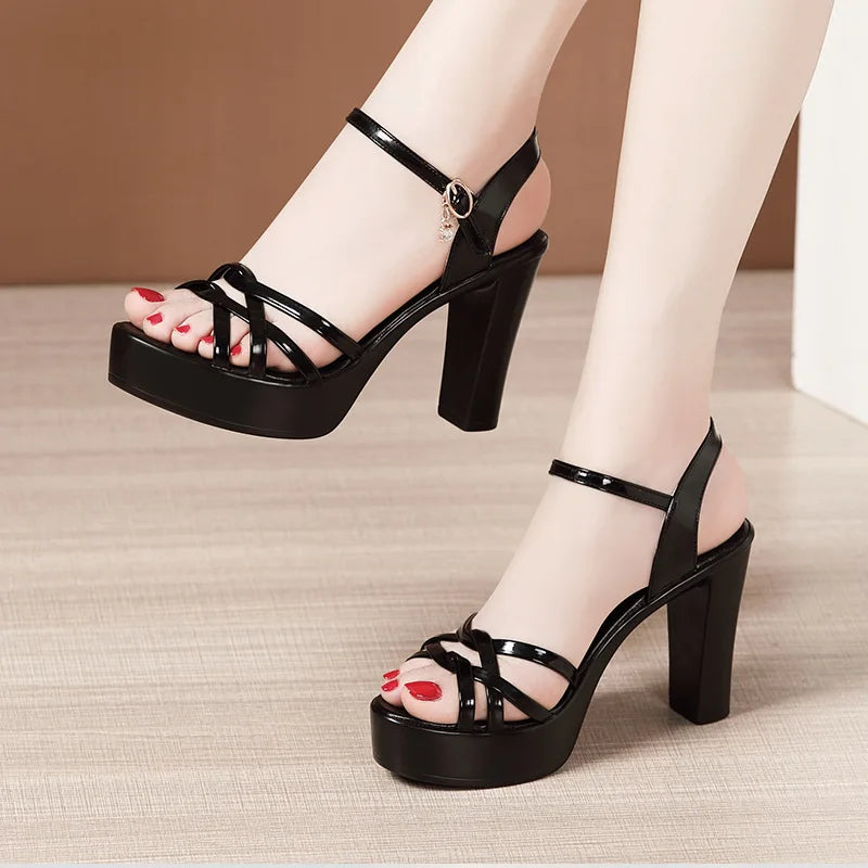 Sandals for women 10cm high heel