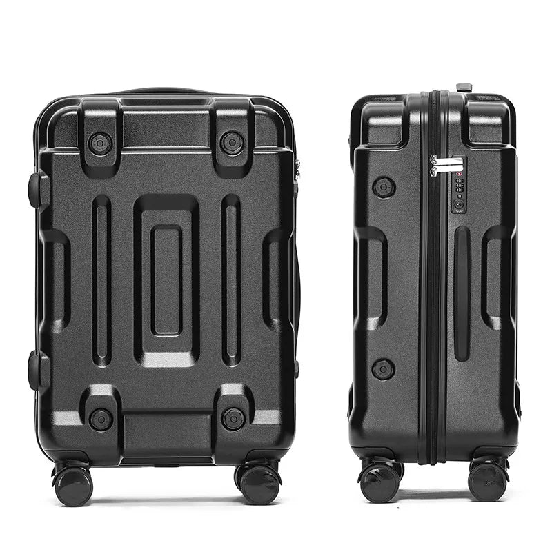 Personalized luggage for boys Strong ruggedness 28 "silent shock-proof trolley suitcase box travel 20/24" carry on boarding case