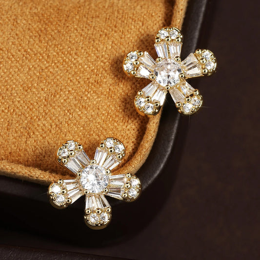 RAKOL - Flower Stud Earrings for Women