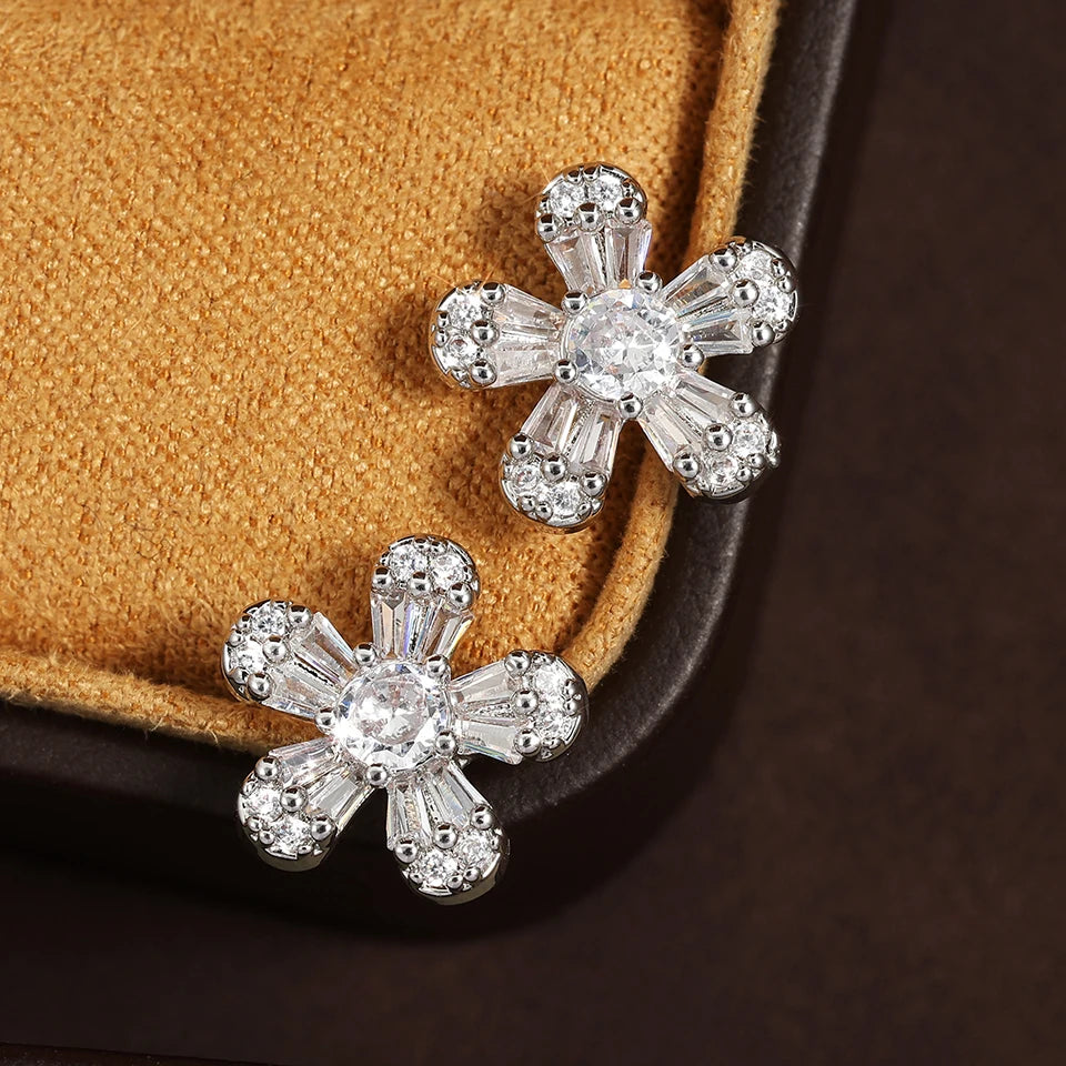 RAKOL - Flower Stud Earrings for Women