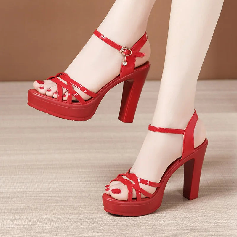 Sandals for women 10cm high heel