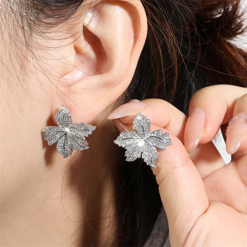 RAKOL - Maple Leaf Earrings for Women