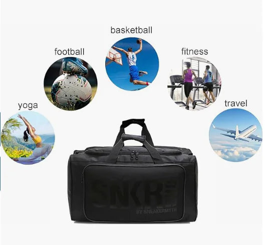 Men's Sneaker Duffel: Multi-Purpose Travel Bag